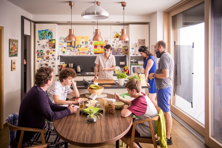 NAŠI - Tretia séria - nakrúcanie v kuchyni