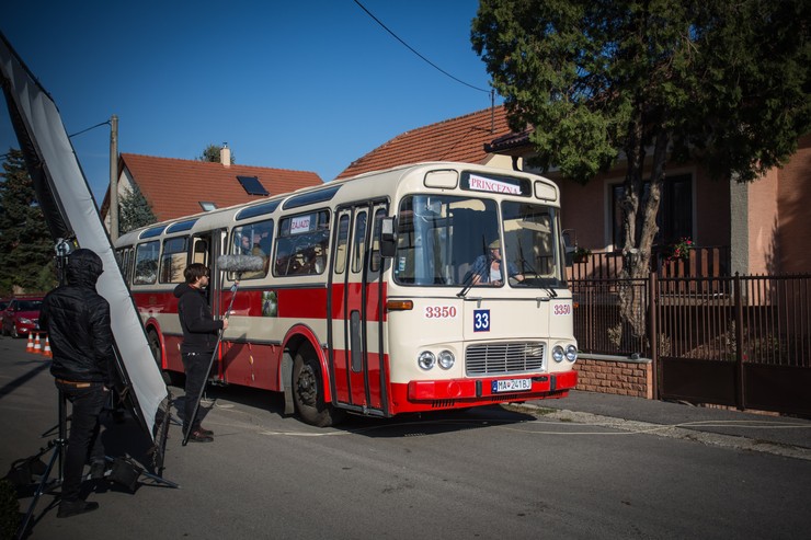 Prázdniny - Nakrúcanie s autobusom Princezná