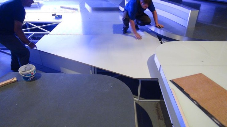 Búranie starého štúdia Novín TV JOJ 20