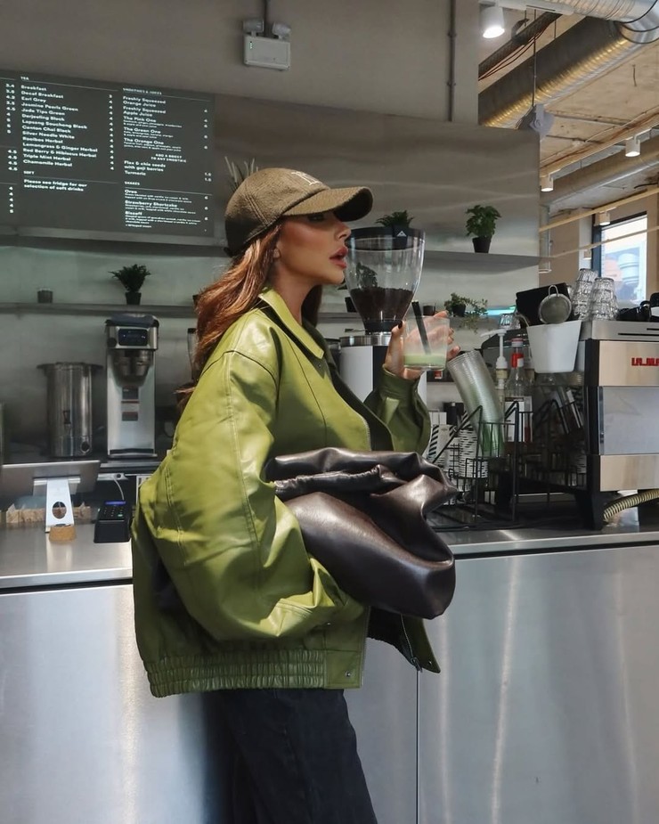 Nákupné maniačky - olivová zelená