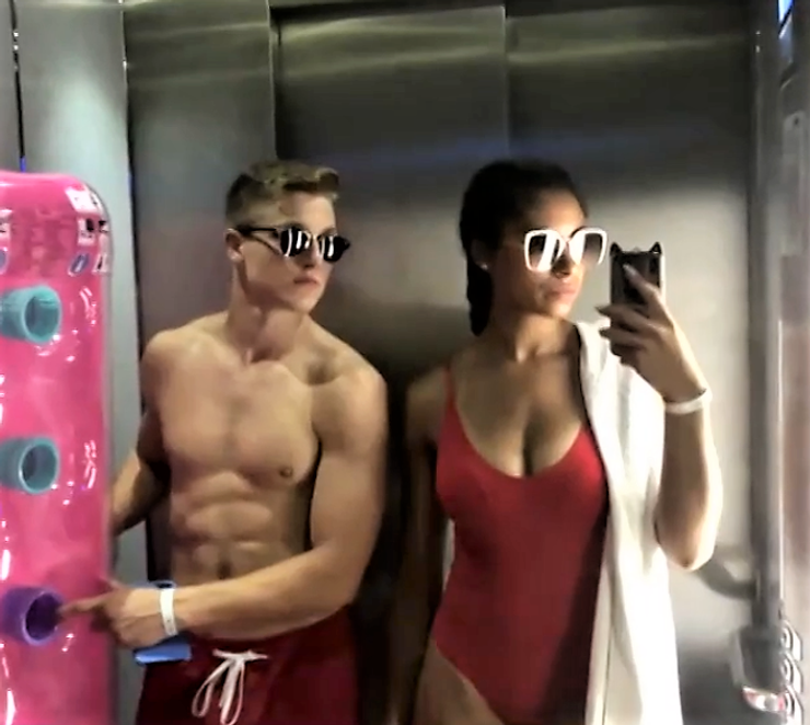 Melanie Theresa Beňková s priateľom