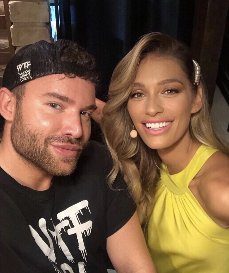 Moderátorka Jasmina Alagič s vizážistom Milanom Švingálom