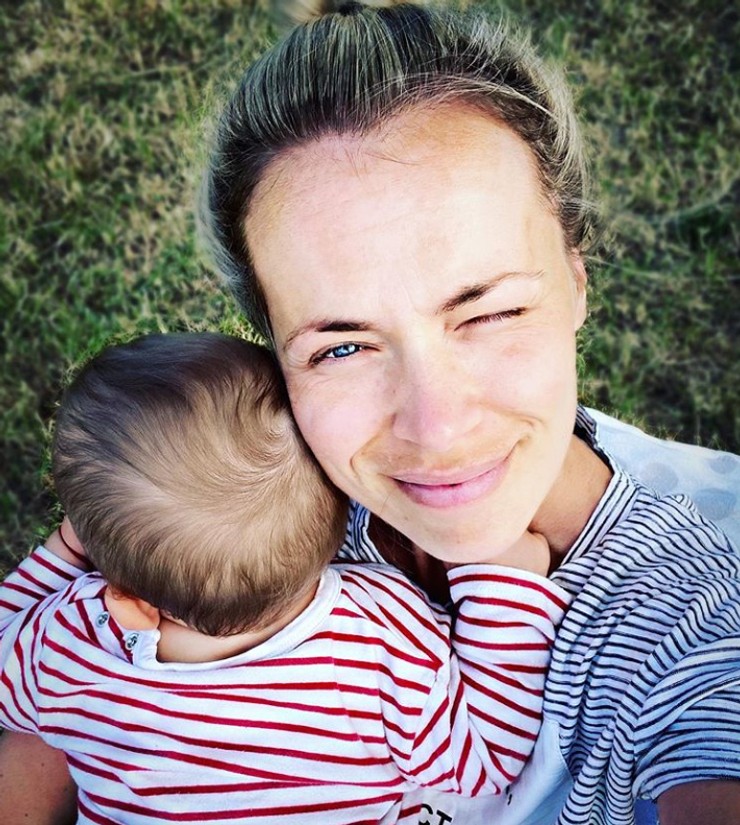 Mirka Partlová a synček