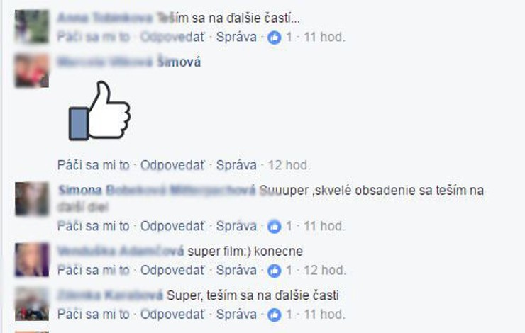 Pravá tvár - FB reakcie