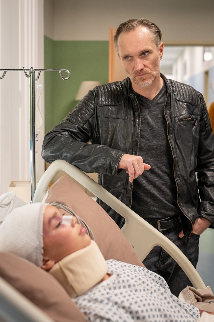 Nemocnica - nakrúcanie scény s dcérou Adama Ondruša