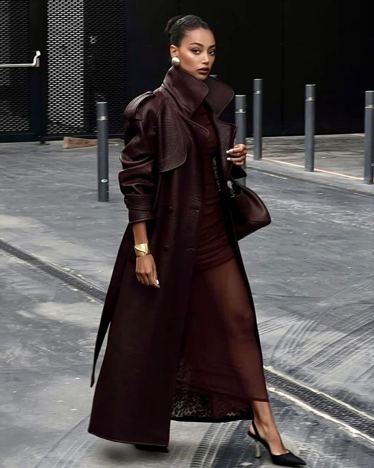 Nákupné maniačky - čokoládová hnedá farba