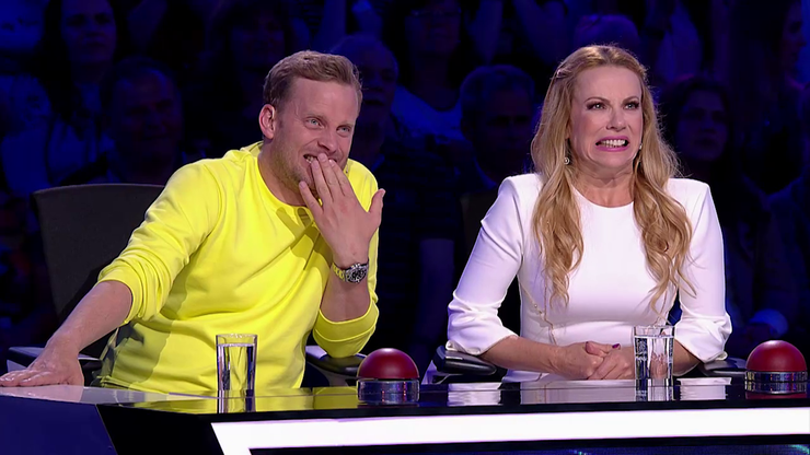 Reakcie porotcov v šou Česko Slovensko má talent na extrémne vystúpenie