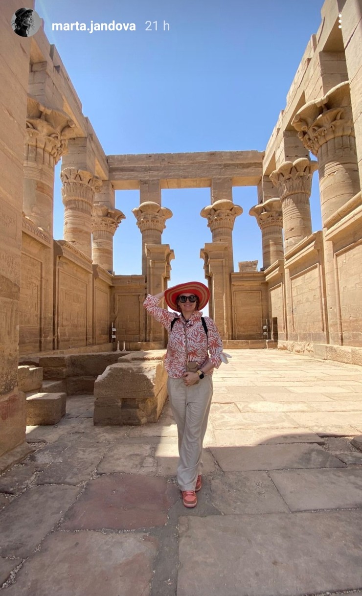 Marta Jandová v Eygypte