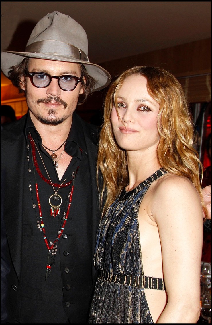 Johnny Depp a Vanessa Paradis