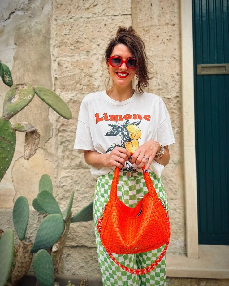 Nákupné maniačky - citrónová potlač