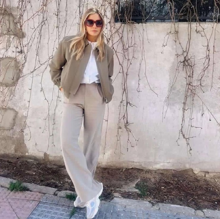 Nákupné maniačky - béžové nohavice