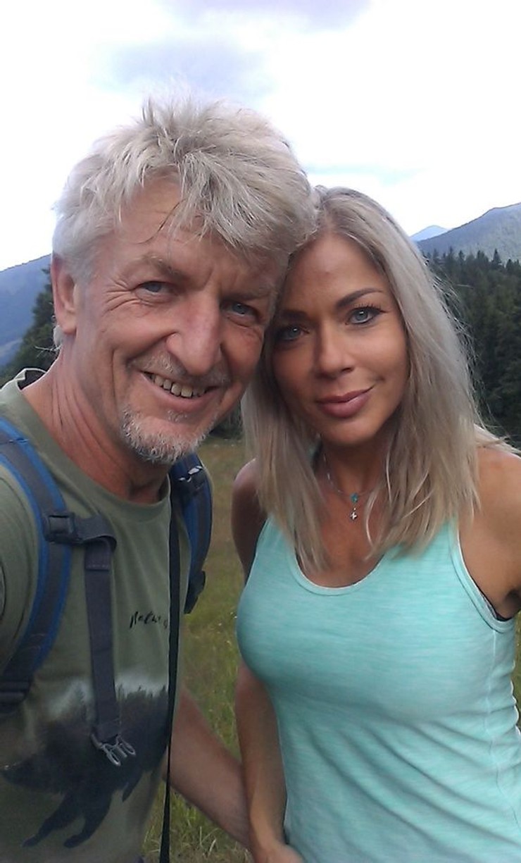 Jožo Kubáni s partnerkou Dankou