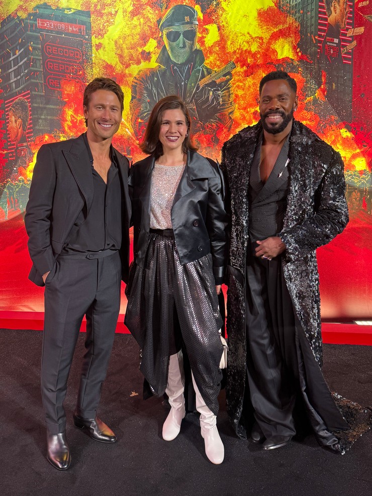 Glen Powell, Lucia Harbuľáková a Colman Domingo