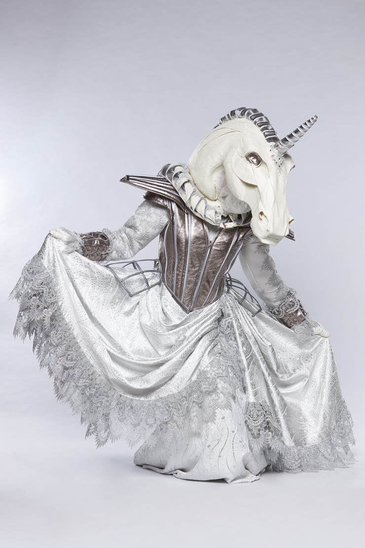 Zlatá maska-Jednorožec