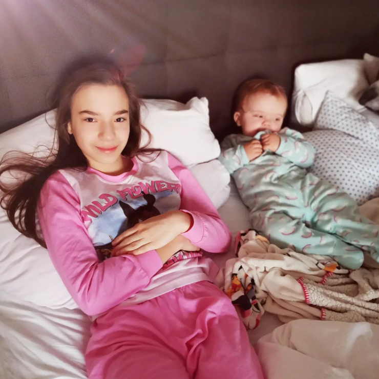 Dcérka Isabella a synček Leonard