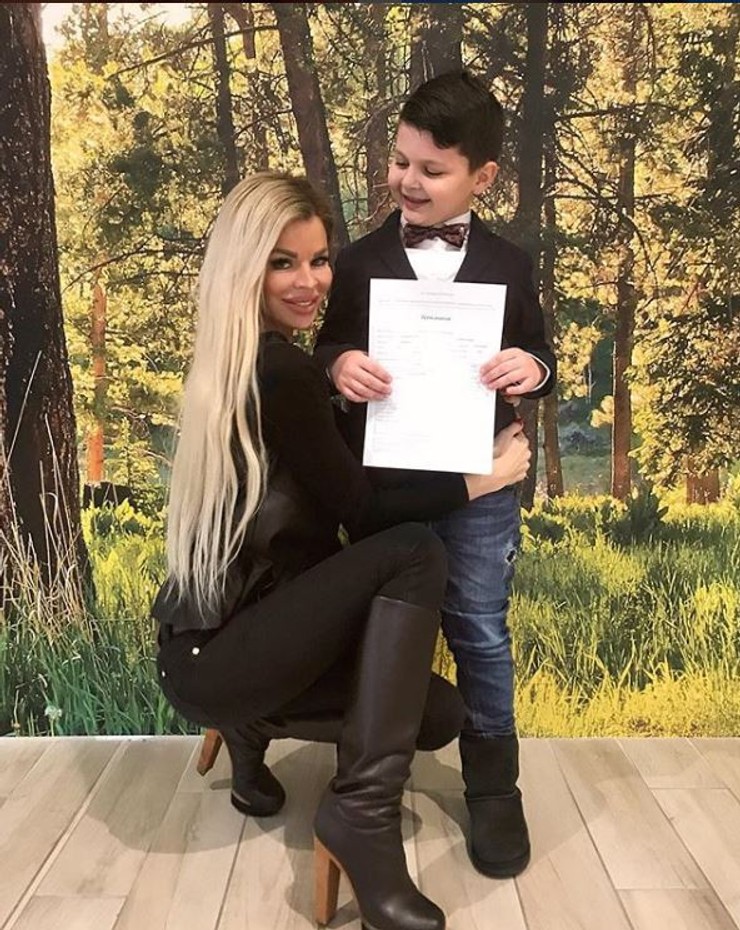 Silvia Kucherenko so synom