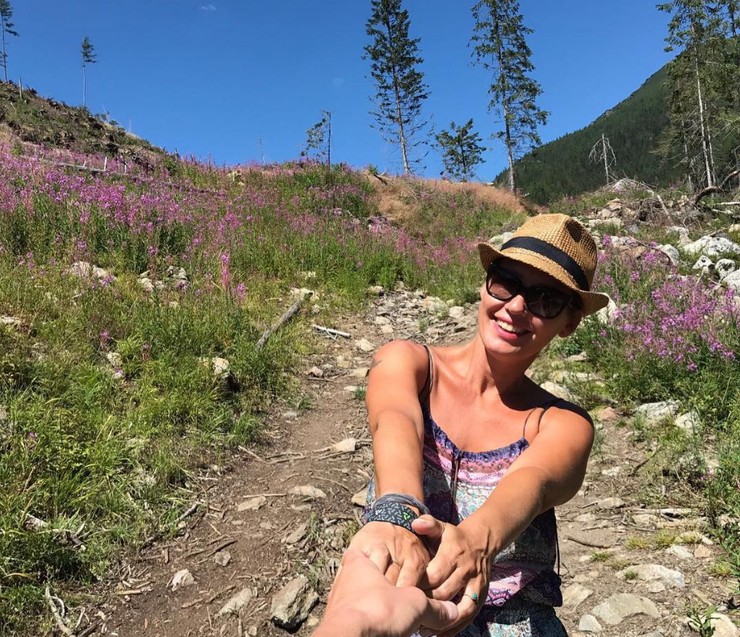 Erika Barkolová si užíva leto v Žiarskej doline v Západných Tatrách