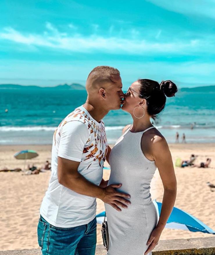 Daniela Nízlová s priateľom