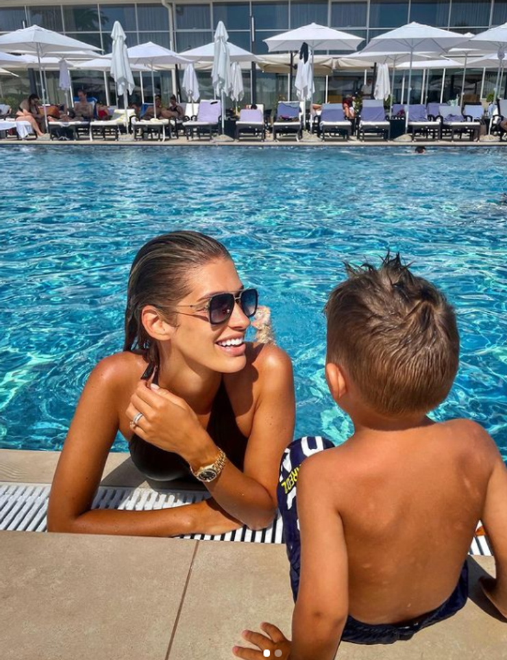 Jasmina Alagič so synčekom