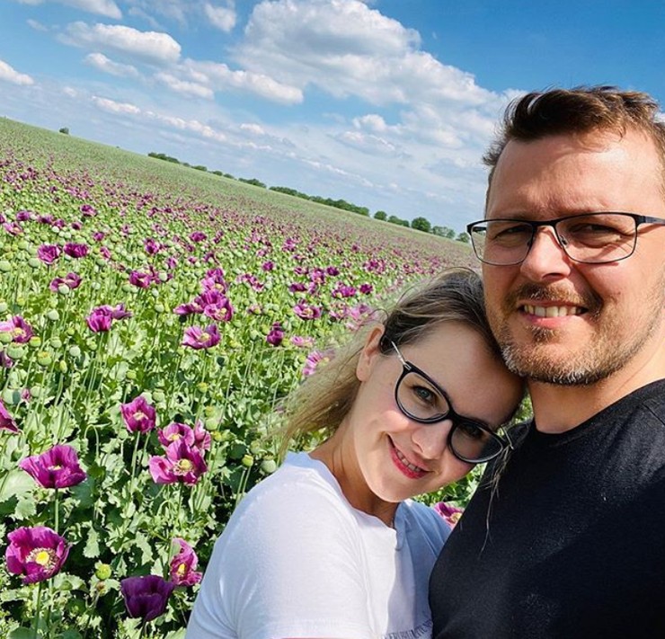 Dárius Haraksin s manželkou Danielou