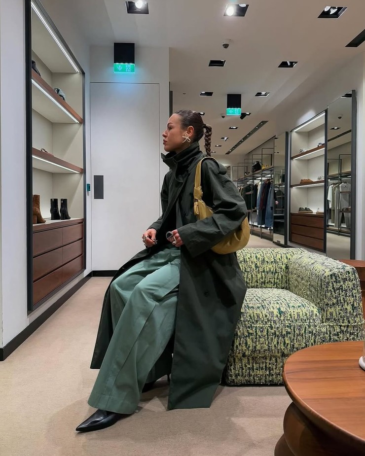 Nákupné maniačky - zelená farba v outfitoch