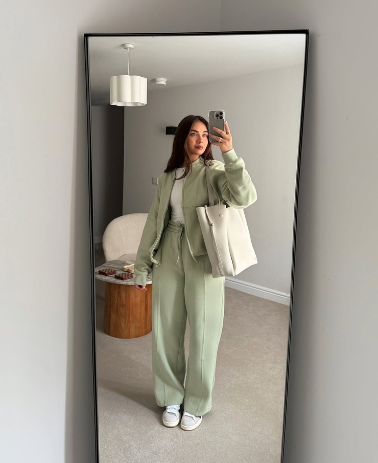 Nákupné maniačky - zelená farba v outfitoch