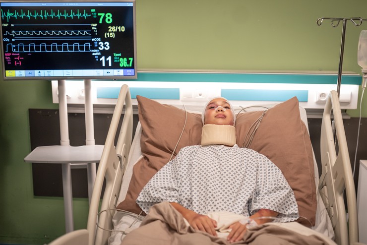 Nemocnica - nakrúcanie scény s dcérou Adama Ondruša