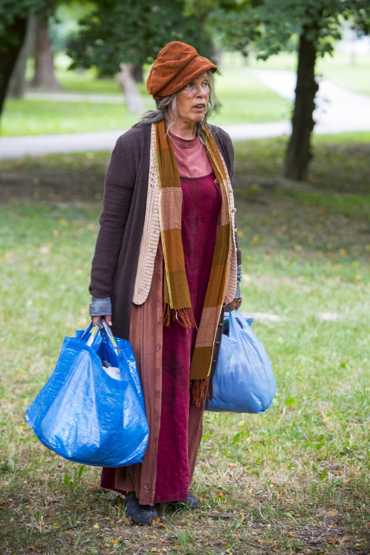 Pravá tvár - Anna Javorková ako bezdomovkyňa