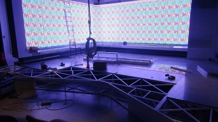 Búranie starého štúdia Novín TV JOJ 16