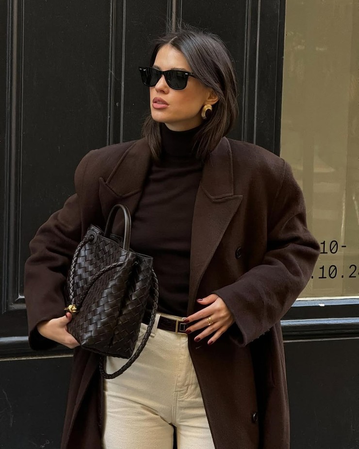 Nákupné maniačky - čokoládová hnedá farba