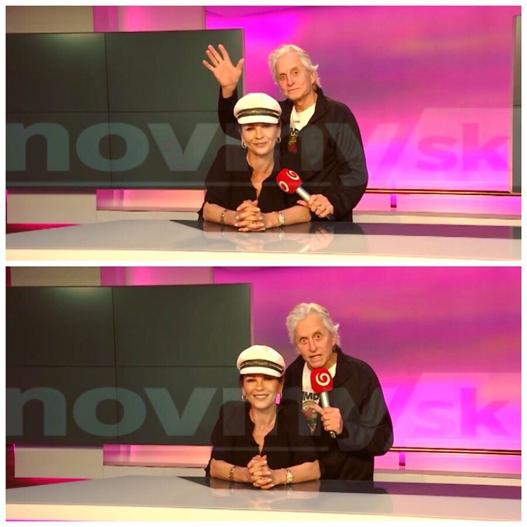 Michael Douglas a Catherine Zeta-Jones v JOJke