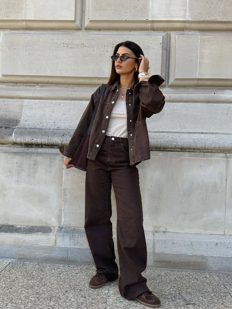 Nákupné maniačky - čokoládová hnedá farba