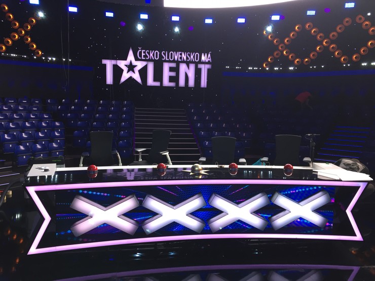 Prípravy na nakrúcanie šou Česko Slovensko má talent