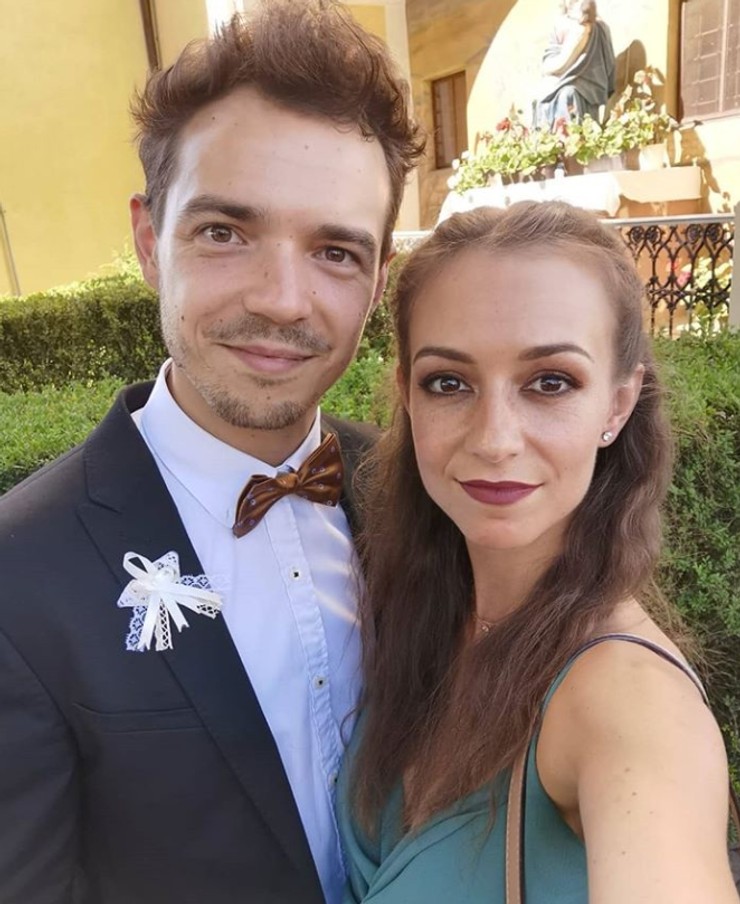 Dávid Hartl a jeho snúbenica Martina
