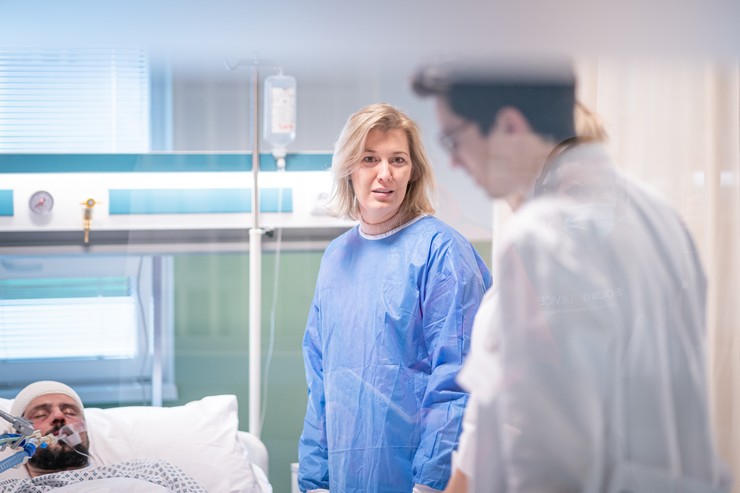 Jana Majeská a David Uzsak v seriáli Nemocnica