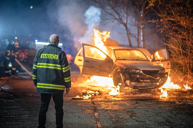 Ultimátum - nakrúcanie výbuchu auta