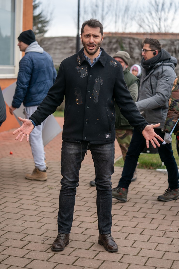 Protest v seriáli Hranica