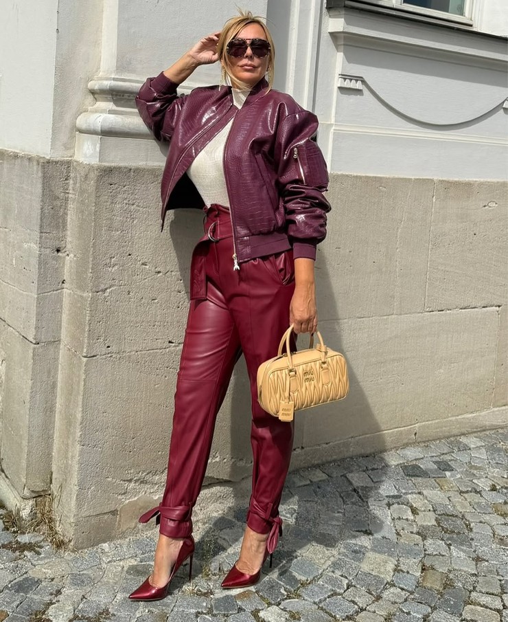 Nákupné maniačky - bordová