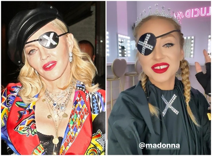 Lucid a jej mejkapová premena na Madonnu