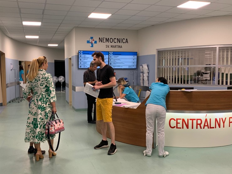 Nakrúcanie seriálu Nemocnica