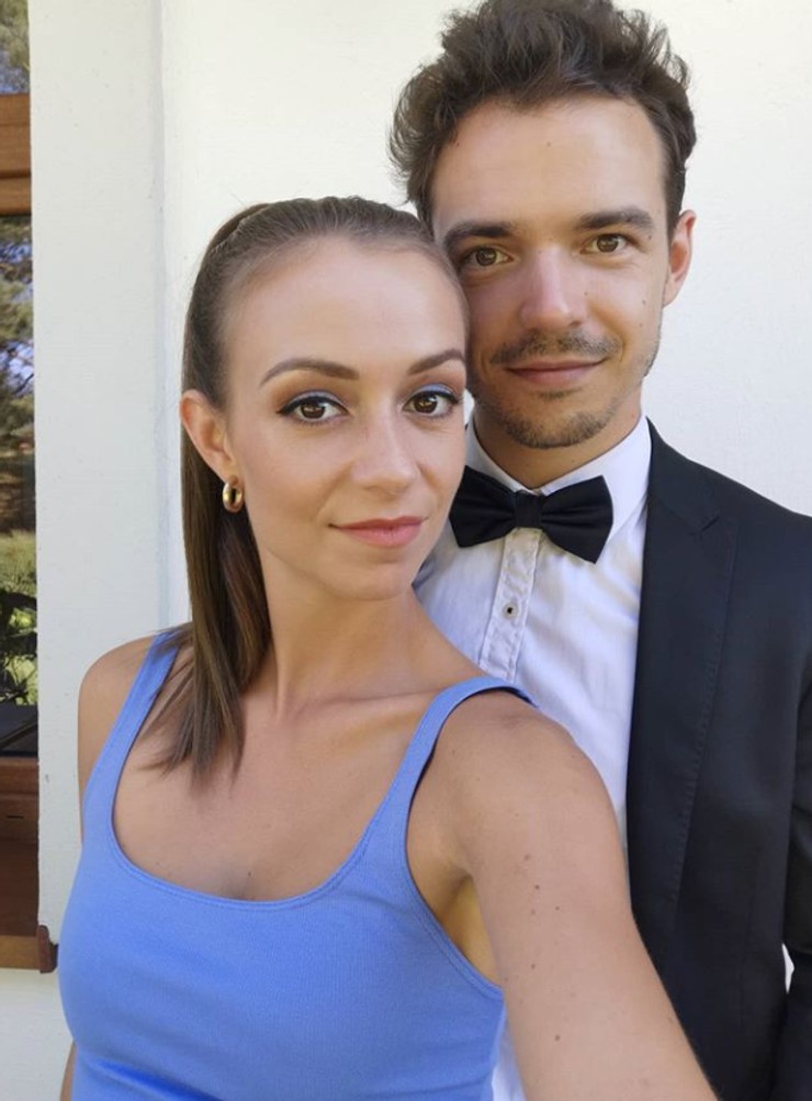 Dávid Hartl a jeho snúbenica Martina