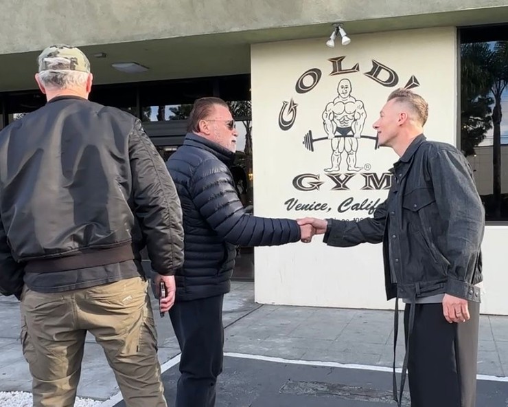 Thomas Puskailer a Arnold Schwarzenegger