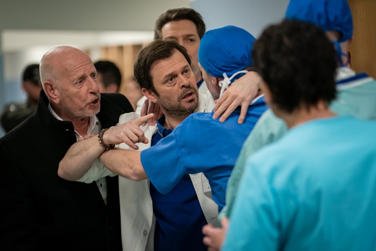 Nemocnica - nakrúcanie prestrelky