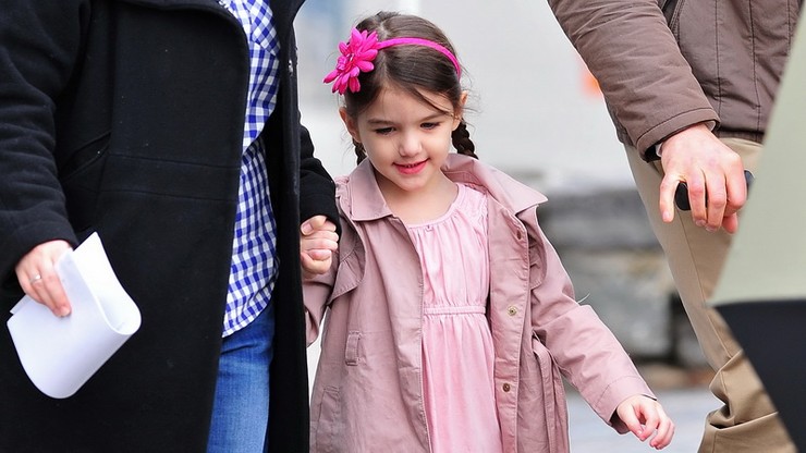 Suri Cruise, dcérka Toma Cruisea a Katie Holmes, oslávila 5 rokov