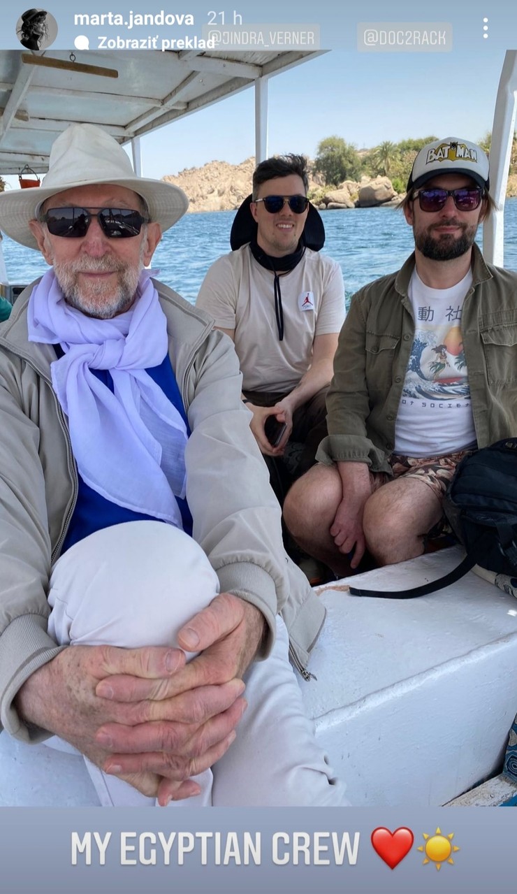 manžel Marty Jandovej s bratom a otcom