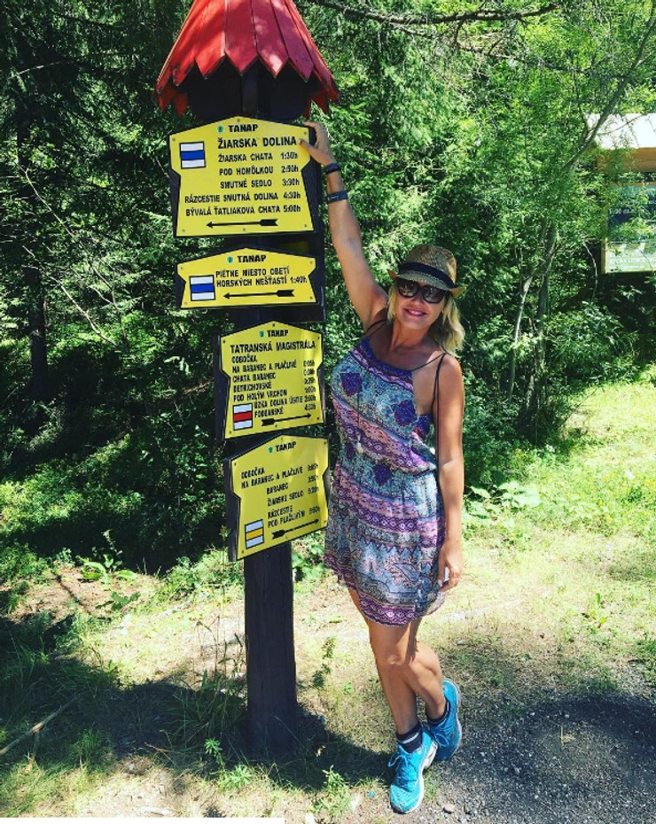 Erika Barkolová si užíva leto v Žiarskej doline v Západných Tatrách