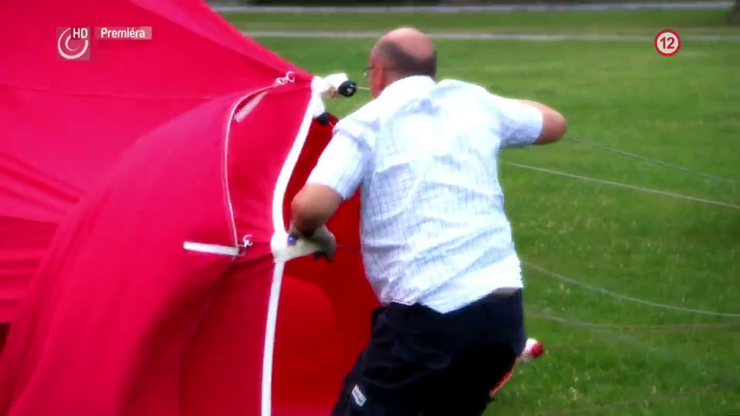 Geissenovci, let balónom