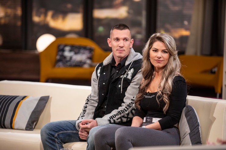 Tomi Kid s manželkou