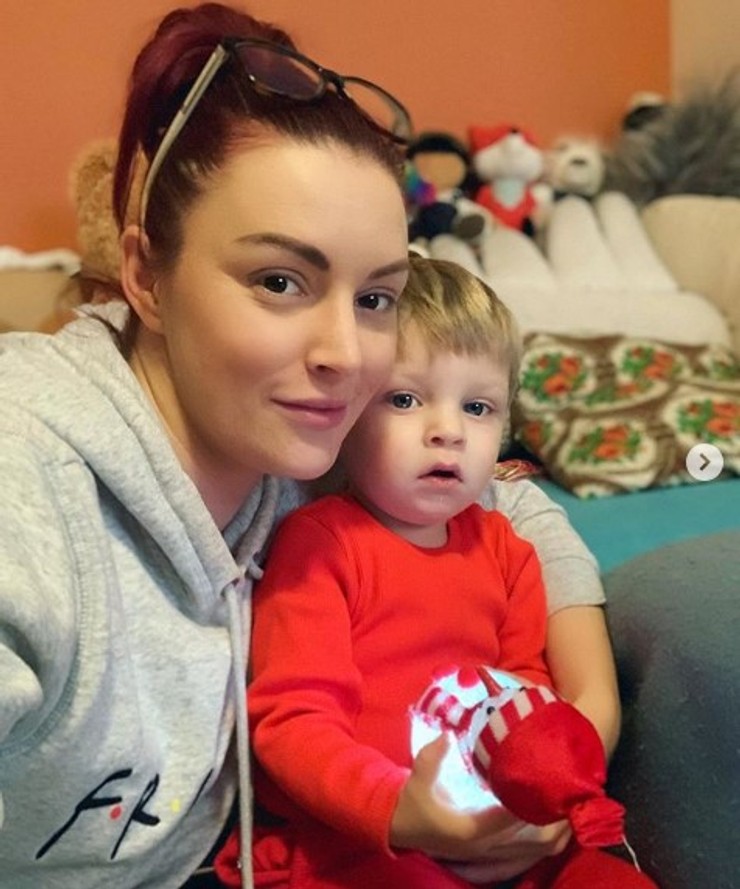 Barbora Švidraňová so synom