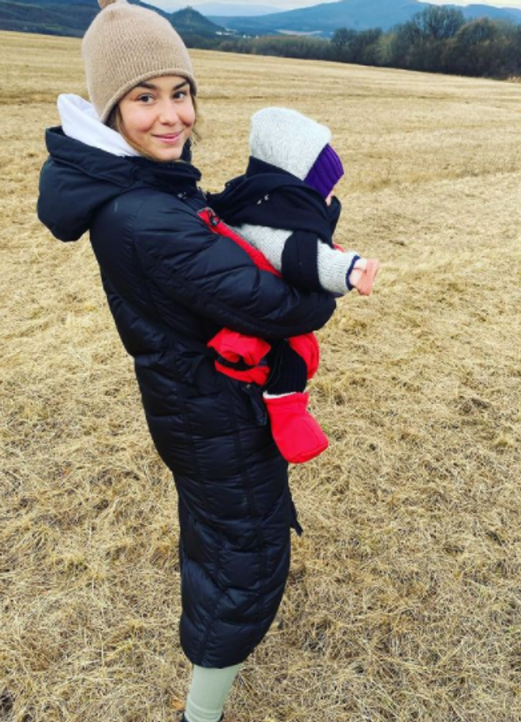 Dominika Kavaschová s Maiou